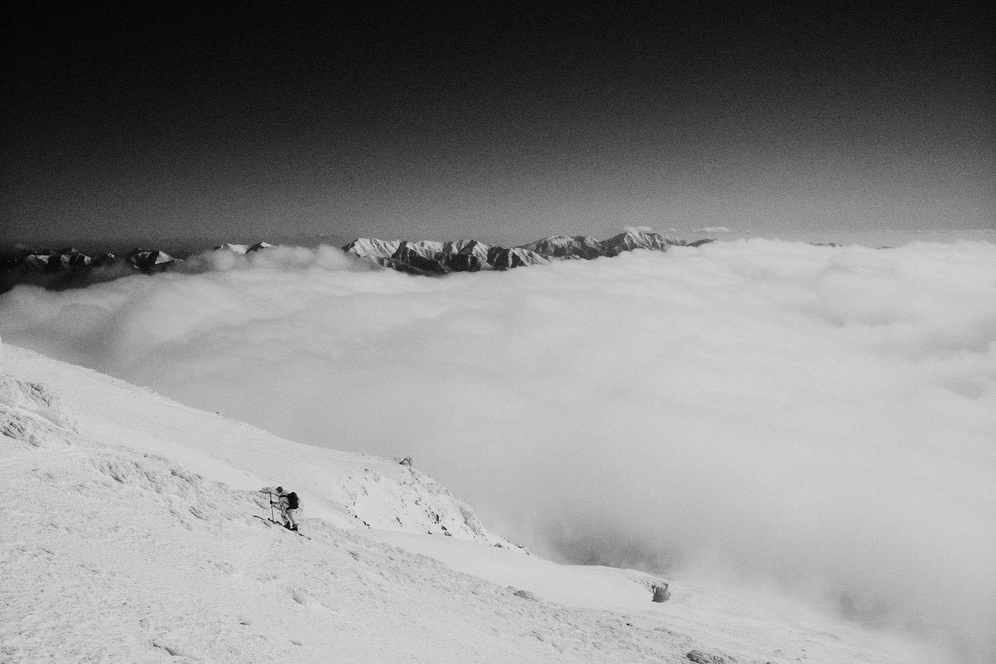 Above the clouds