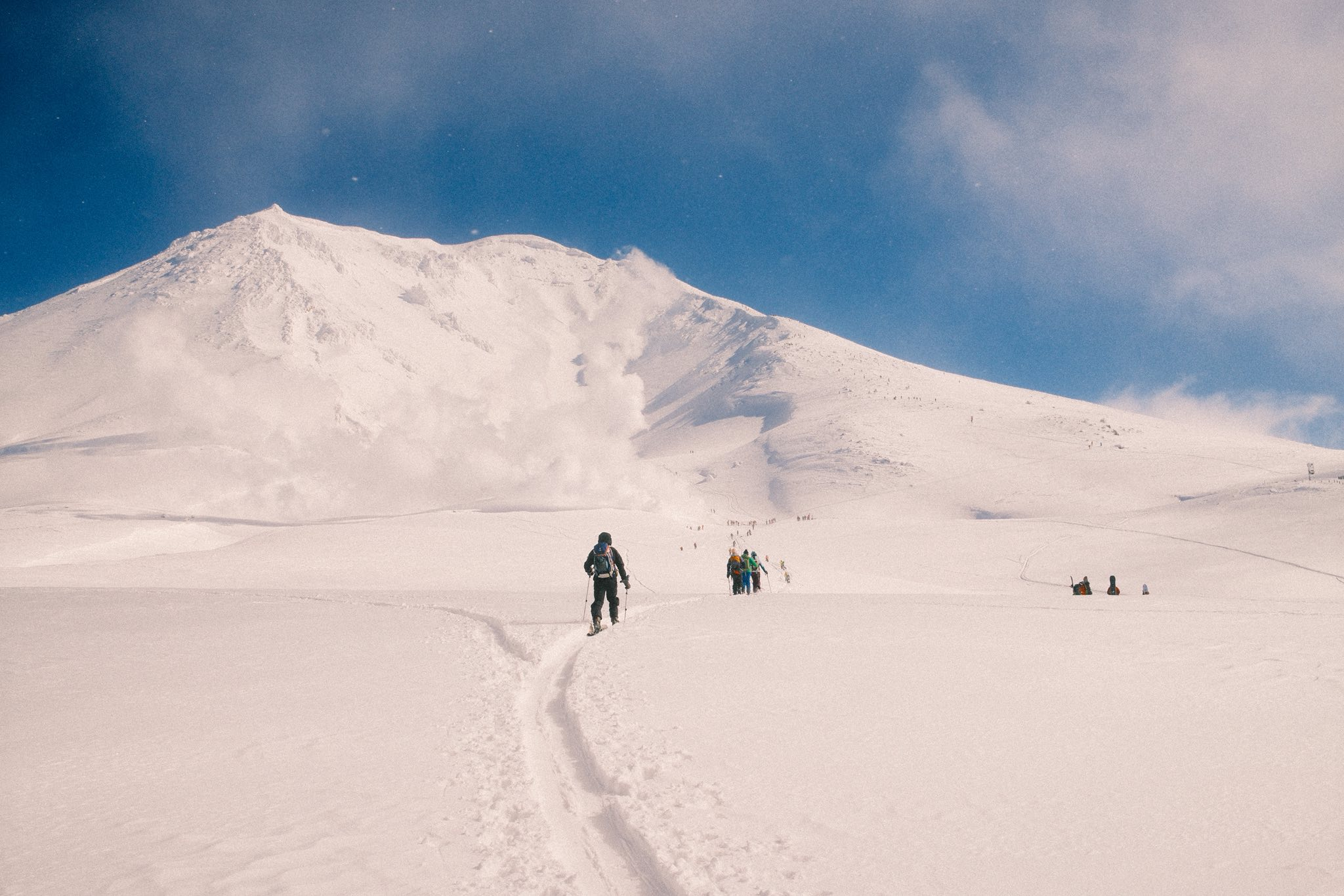 Touring toward volcano